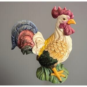Young’s Inc. 6” Rooster Figurine, 2003 Preowned Collectible Resin See Photos